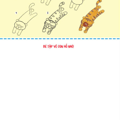 Sách - Sách Tô Màu - Bé Tập Làm Họa Sĩ - Bé Tập Vẽ Các Con Vật