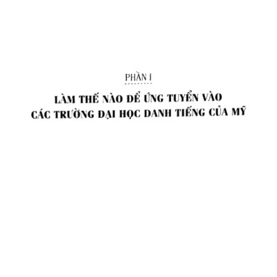 Bí Quyết Ứng Tuyển Vào Harvard