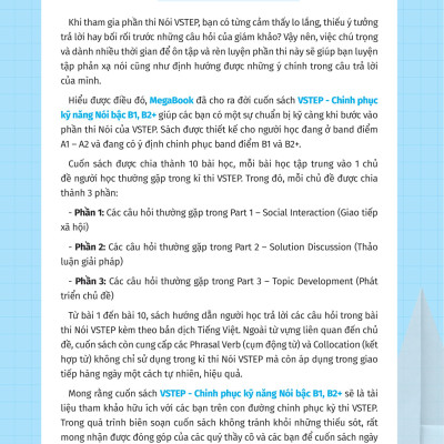 Vstep - Chinh Phục Kỹ Năng Nói Bậc B1, B2+ 
 (MGB)