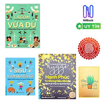 Sách - Combo Lagom Vừa Đủ + Sisu Vượt Qua Tất Cả + Hygge Hạnh Phúc Từ Những Điều Nhỏ Bé  First News