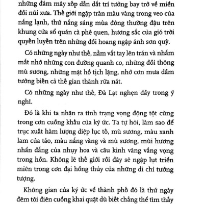 Với Đà Lạt Ai Cũng Là Lữ Khách (Tái Bản 2024)
