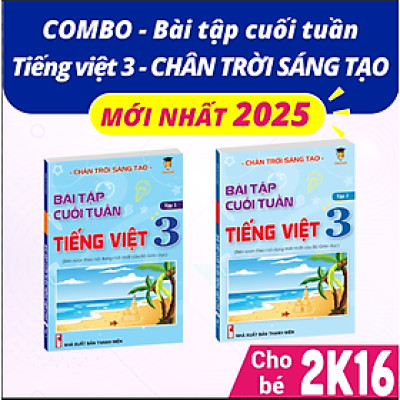 Sách - Combo Bài tập cuối tuần Tiếng Việt 3 Chân trời sáng tạo Học kì 1 và Học kì 2 (2 cuốn) - VietJack