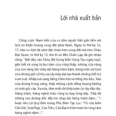 Lịch Sử Khẩn Hoang Miền Nam (Tái Bản 2024)