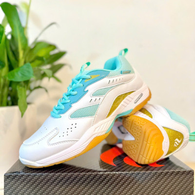 Giày Pickleball, cầu lông nữ Apavi A020 da giày Microfiber siêu bền, cày sân xi măng thoải mái