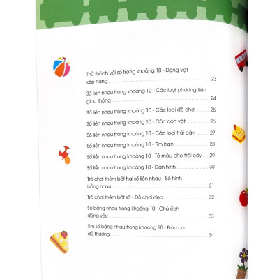 Thiên Tài Toán Học (4- 5 Tuổi ) - Học Số Từ 1 - 10