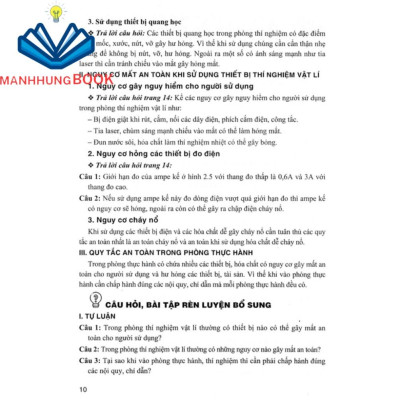SÁCH - hướng dẫn trả lời câu hỏi & bài tập vật lí 10 (bám sát sách giáo khoa kết nối tri thức với cuộc sống)