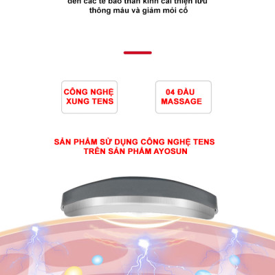 Máy Massage Cổ 5D aYosun TG – S400 ( Hàng Chính Hãng )