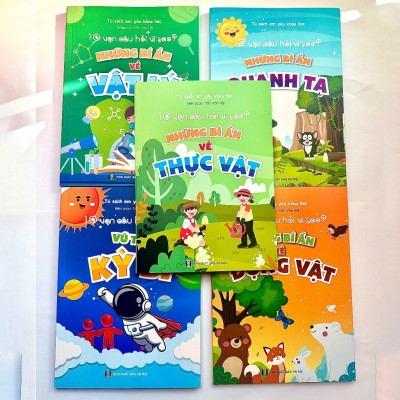 Sách - 10 Vạn Câu Hỏi Vì Sao - Tủ sách Em yêu Khoa học - Trọn bộ 5 cuốn - Phiên bản mới nhất