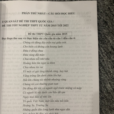 Hướng dẫn ôn thi trung học phổ thông Môn Ngữ Văn Phần Đọc hiểu và nghị luận xã hội (tái bản 2023)