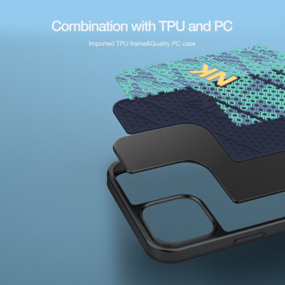 Ốp lưng chống sốc cho iPhone 13 họa tiết mặt lưng 3D hiệu Nillkin Striker (chống sốc cực tốt, họa tiết màu 3D cá tính) - hàng nhập khẩu