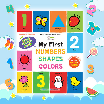My First Numbers - Shapes - Colors - Sách Từ Vựng Đầu Đời Cho Bé