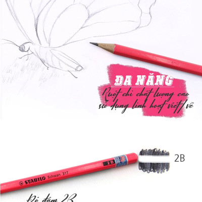 Bút Chì Gỗ Neon PC317-2B