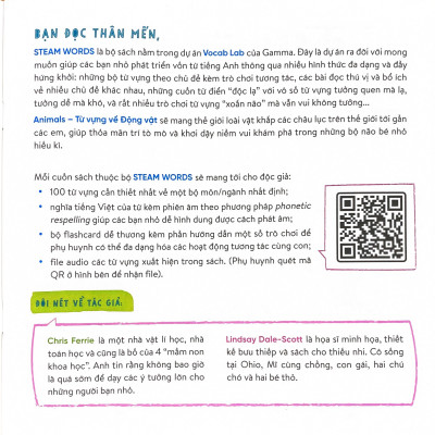 STEAM WORDS: Animals - Từ Vựng Về Động Vật (*** Sách Bản Quyền ***)