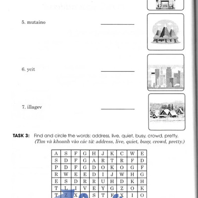 Vở Ôn Tập Hè Tiếng Anh 5