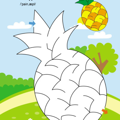 Tô màu phát triển trí thông minh - Tô màu song ngữ Anh - Việt (Túi 8 cuốn, dành cho trẻ 2 - 6 tuổi)