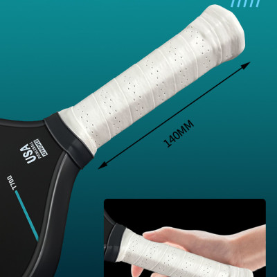 Vợt Pickleball Carbon T700 Pro mặt vợt phủ cacbon, khối lượng siêu nhẹ mặt nhám bám bóng 16mm - PK07