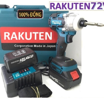 Bộ máy khoan PIN RAKUTEN 72V Bắn vặn vít sữa chữa đa năng cao cấp