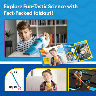 Đồ Chơi Lắp Ráp Máy Hút Bụi Chạy Pin Tự Chế Nat Geo STEAM DS1118h