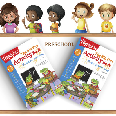 Big Fun Activity Book - Sẵn Sàng Cho Bé Tới Trường Pre K - B (2-4 Tuổi)