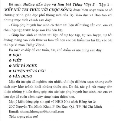 Hướng Dẫn Học Và Làm Bài Tiếng Việt 5 (Bám Sát SGK Kết Nối Tri Thức Với Cuộc Sống) - HA