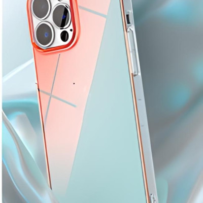 Ốp lưng chống sốc đổi màu cho iPhone 13 Pro hiệu Memumi Rainbow Iridescent Case thiết kế mặt lưng đổi màu theo góc nhìn, chống sốc cực tốt, chất liệu cao cấp - hàng nhập khẩu