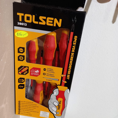 BỘ VÍT CÁCH ĐiỆN 6 CÂY TOLSEN 38013 - HÀNG CHÍNH HÃNG