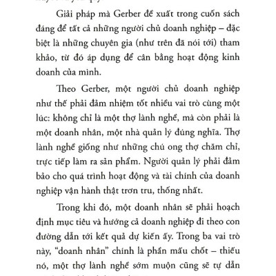 Để trở thành nhà quản lý hiệu quả - Michael E. Gerber