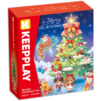 Đồ Chơi Lắp Ráp Chủ Đề Giáng Sinh - Wonder Christmas Tree - Keepplay K29801 (902 Mảnh Ghép)