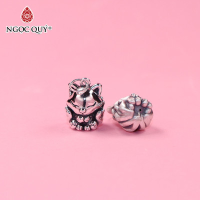 Charm treo 3D hồ ly 9 đuôi - Ngọc Quý Gemstones