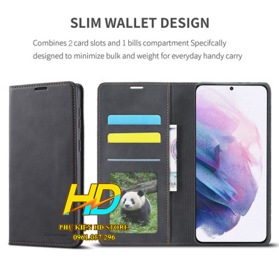 Bao Da Bò Non Dành Cho SamSung Galaxy A13 4G Chính Hãng Forwenw Có Ngăn Đựng Tiền và Thẻ - Hàng Chính Hãng