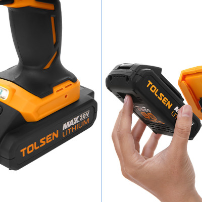 MÁY KHOAN PIN 2 TỐC ĐỘ 10MM 20V (2 PIN) TOLSEN- HÀNG CHÍNH HÃNG