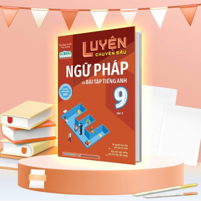 Sách - Luyện Chuyên Sâu Ngữ Pháp Và Bài Tập Tiếng Anh Lớp 9 - Combo 2 Tập - Megabook