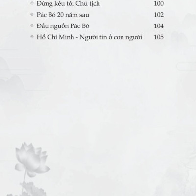 Hồ Chí Minh - Người tin ở con người (bản in 2024)