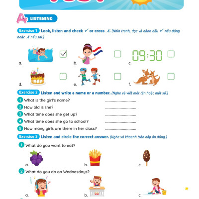 Sách - Phiếu Ôn Hè Tiếng Anh Lớp 4