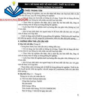 Sách-Hướng Dẫn Trả Lời Câu Hỏi Khoa Học Tự Nhiên 8 (Dùng Kèm SGK Kết Nối Tri Thức Với Cuộc Sống)