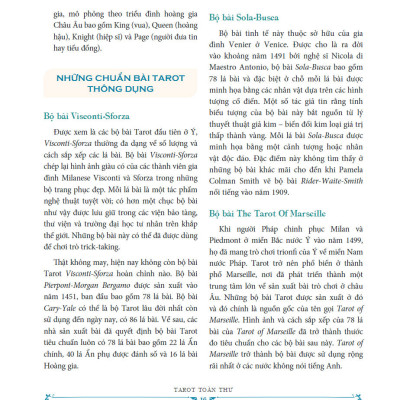 Tarot Toàn Thư - Đọc Vận Mệnh Qua Những Lá Bài -SGB