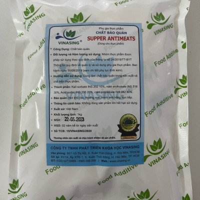 Phụ Gia Bảo Quản Supper Antimeat Chống Mốc, Chống Thiu Cho Chả Lụa, Xúc Xích