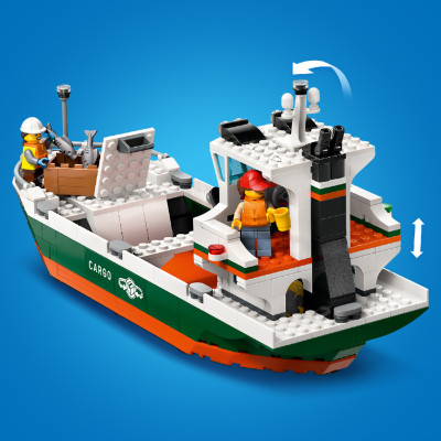 Đồ Chơi Lắp Ráp Hệ Thống Cảng Biển Và Tàu Chở Hàng LEGO CITY 60422 (1226 chi tiết)