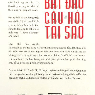 Bắt Đầu Với Câu Hỏi Tại Sao - Nghệ Thuật Truyền Cảm Hứng Trong Kinh Doanh