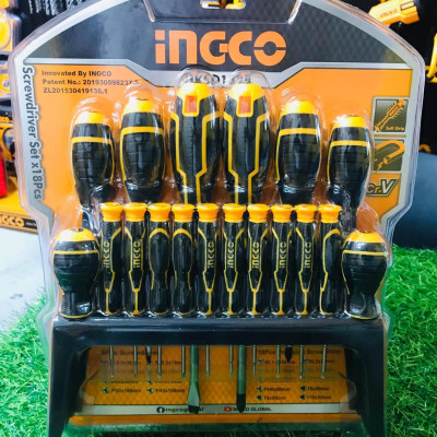 BỘ TUỐC NƠ VÍT (TÔ VÍT) 18 CHI TIẾT INGCO HKSD1828 - HÀNG CHÍNH HÃNG