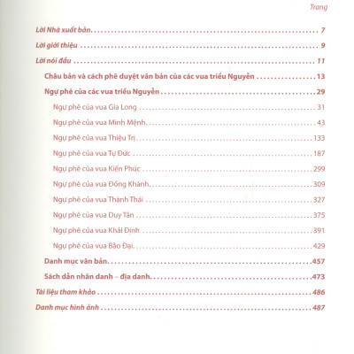 (Bìa cứng - In màu - Phiên bản 2022) NGỰ PHÊ TRÊN CHÂU BẢN TRIỀU NGUYỄN (1802 – 1945) – Trung tâm Lưu trữ quốc gia I biên soạn - NXB ĐH Sư phạm 