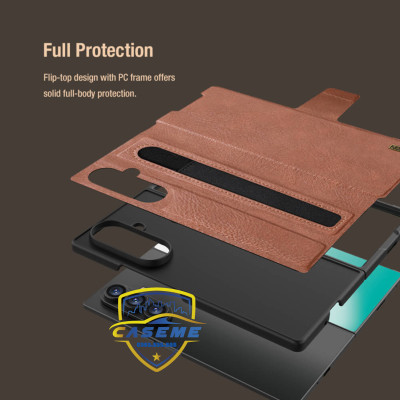 Bao Da Nillkin Aoge Leather Case Dành Cho Samsung Galaxy Z Fold7 – Sang Trọng, Siêu Bền, Bảo Vệ Toàn Diện - Hàng Chính Hãng