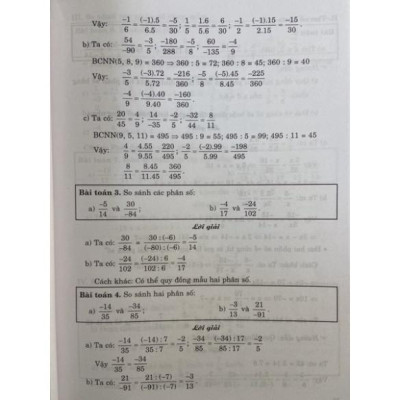 Sách - Phân loại và giải chi tiết các dạng bài tập Toán 6 tập 2