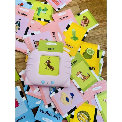 Máy Đọc Thẻ Tiếng Anh, Máy đọc thẻ Flashcard Song Ngữ Anh _ tiếng anh giáo dục sớm cho bé loại 1, 224 từ vựng