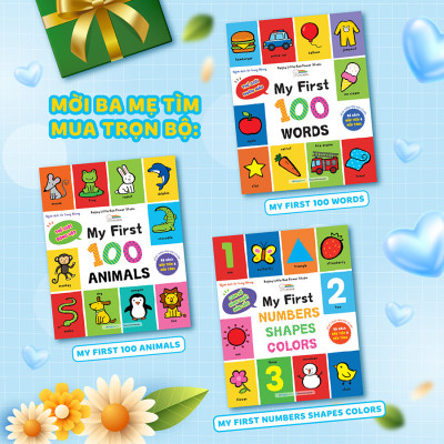 My First Numbers - Shapes - Colors - Sách Từ Vựng Đầu Đời Cho Bé