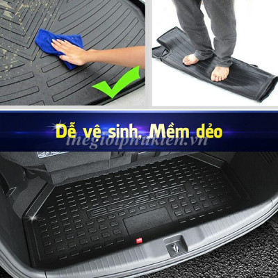 Lót cốp nhựa dẻo Wigo 2018-2023 TPO cao cấp