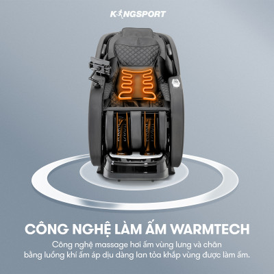 CHỈ GIAO MIỀN NAM I Ghế massage KINGSPORT G12 công nghệ mới Kingtech Touch Pro, 25 bài massage tự động