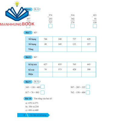 Sách - Toán Nâng Cao Lớp 3 Biên soạn theo chương trình GDPT mới.