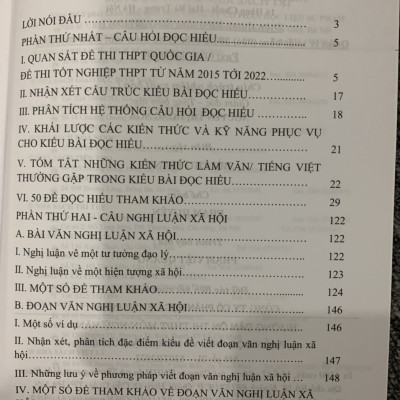 Hướng dẫn ôn thi trung học phổ thông Môn Ngữ Văn Phần Đọc hiểu và nghị luận xã hội (tái bản 2023)