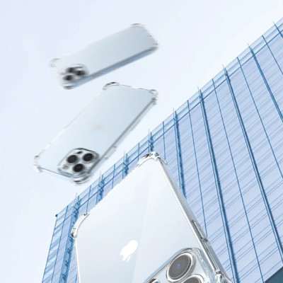 Ốp lưng dành cho iPhone 16, iPhone 16 Pro, iPhone 16 Plus, iPhone 16 Pro Max  TPU dẻo trong suốt chống sốc 4 góc cao cấp - Hàng chính hãng.